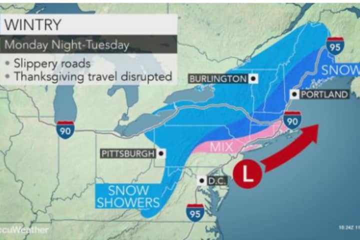 Snow Returns Early This Week Before Big Change For Thanksgiving