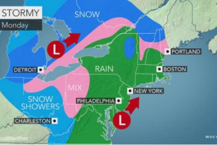 Quick-Moving Nor'easter Will Bring Heavy Rain, Gusty Winds, Snarl Evening Commute