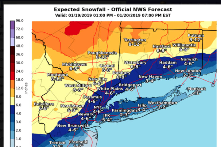 Snow, Ice Accumulation Projections Released For Major Storm That Will Follow Overnight Snow