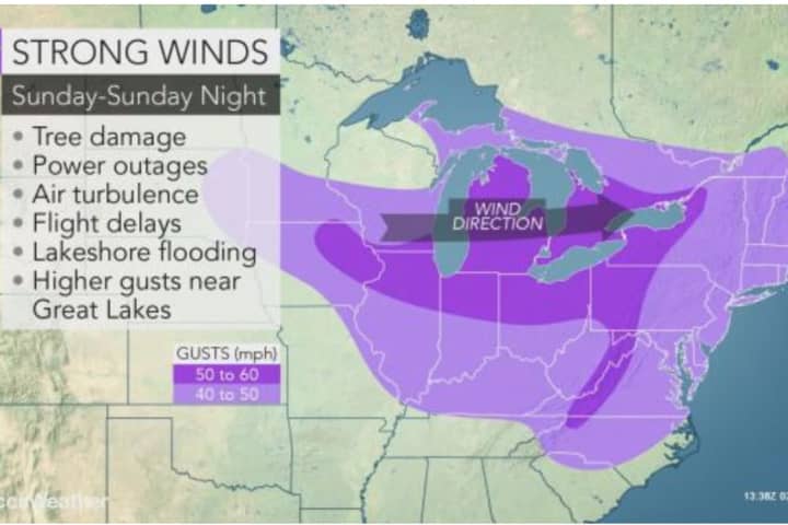 Strong Storm With Damaging Wind Gusts Up To 60 MPH Could Cause Power Outages
