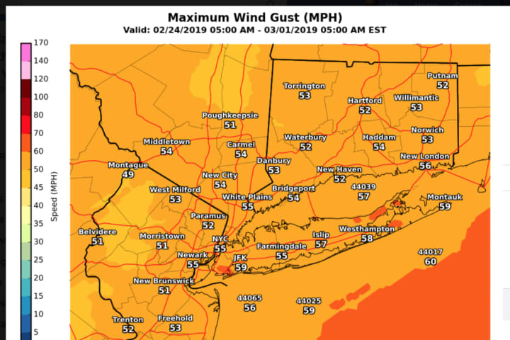 High Wind Warning: Gusts Near 60 MPH Expected To Blow Down Trees, Power Lines