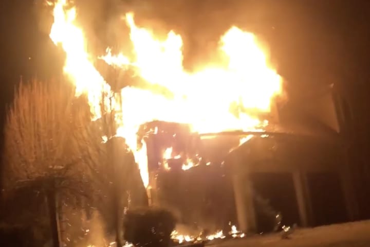 Fire Destroys Rockland Home