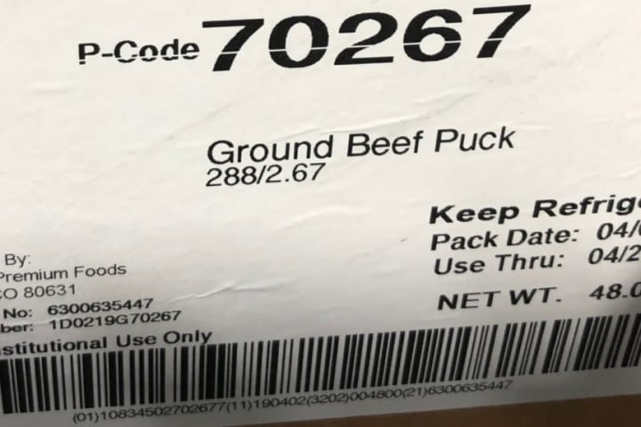 100,000 Pounds Of Ground Beef Products Recalled Due To Possible E. Coli Contamination