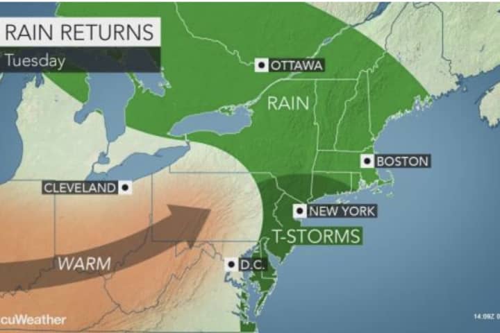New Round Of Showers, Thunderstorms Will End Stretch Of Sunny, Dry Days