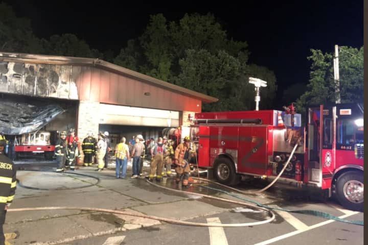 Three-Alarm Blaze Heavily Damages Fire Station In Area