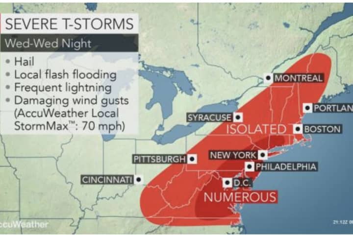 Severe Weather Alert: Strong Storms Will Bring Drenching Rain, Damaging Winds