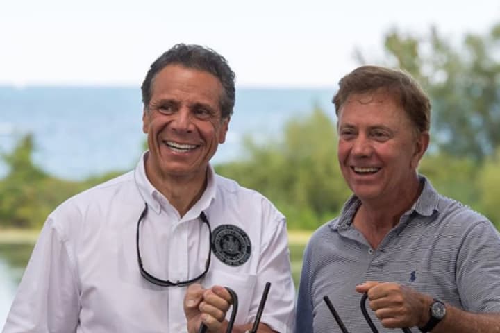 Big Fish: Neighboring Governors Cuomo, Lamont Talk Transportation, Tourism, Tolls -- And Trout