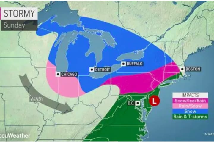 Wintry Weather Could Make For Slippery Travel At End Of Thanksgiving Weekend