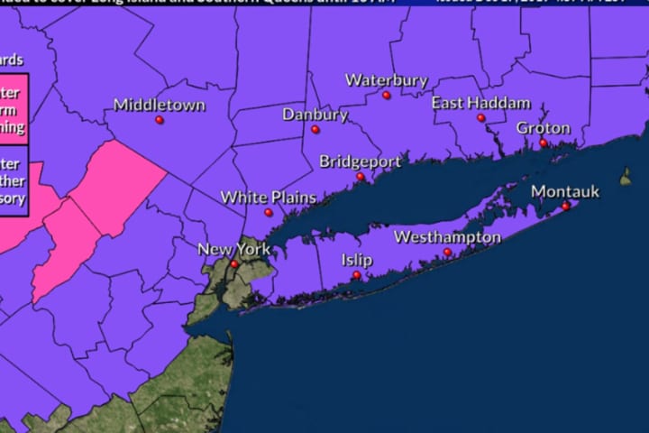 Winter Weather Advisory Expanded To Include Long Island