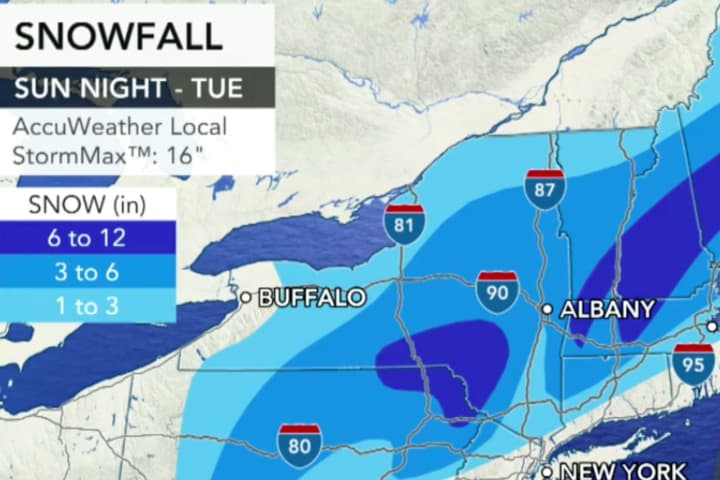 Projected Snowfall Totals Released For Early Week Storm
