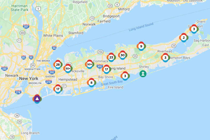 Storm Knocks Out Power To Thousands, Brings Down Trees, Power Lines On Long Island