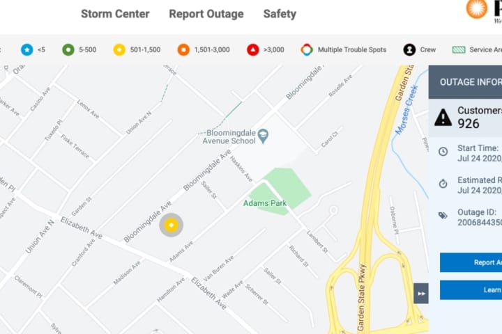 Nearly 1,000 People Without Power Due To Cranford Transformer Explosion