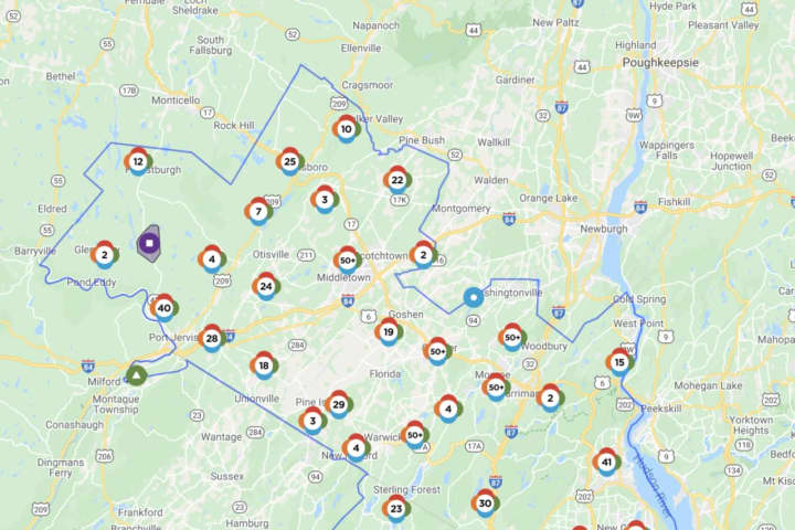 Isaias: Here's How Many Are Now Without Power In Rockland, Orange Counties
