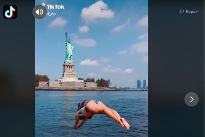 Would You Do It? Hudson River Swimmer Stuns TikTok