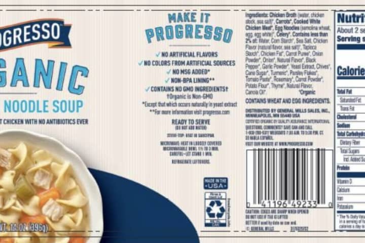 Recall Issued For 15,000-Plus Pounds Of Popular Brand Of Progresso Soup