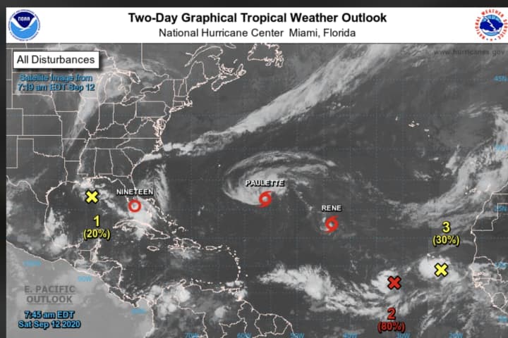 Tropical Storm Paulette Expected To Become Hurricane As It Moves West Toward Bermuda