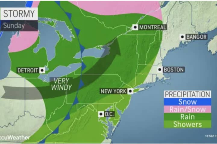 Stormy, Windy Weather Will Sweep Through Region After Brisk, Dry Start To Weekend