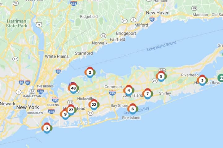 These LI Communities Most Affected By Power Outages From Fast-Moving Storm That Topples Trees