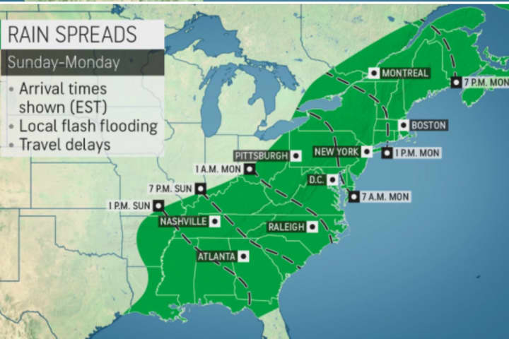 Storm Watch: Here's Latest On System Bringing Heavy Rain, Damaging Wind Gusts To Region