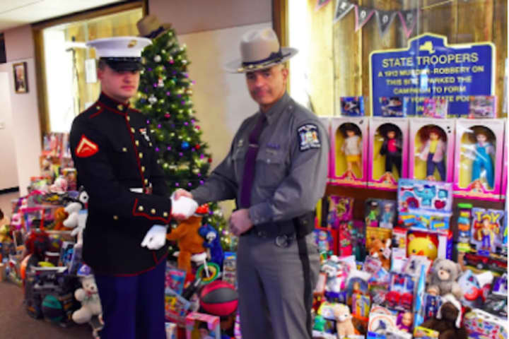 NY State Police Donate Over 1,300 Toys To Area Children For Christmas