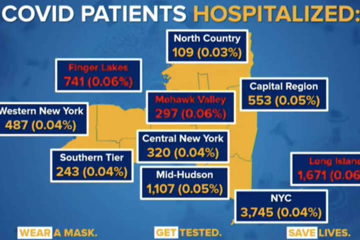 COVID-19: Long Island Among Highest Hospitalizations, Infection Rate In New York