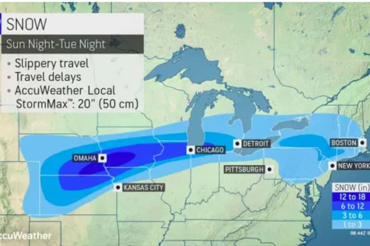 Here Are Latest Snowfall Projections, New Change In Time Frame For Storm System