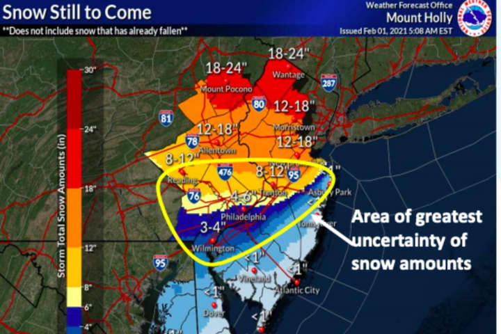 STORM WATCH: 50 MPH Winds, Foot Or More Of Snow On The Way