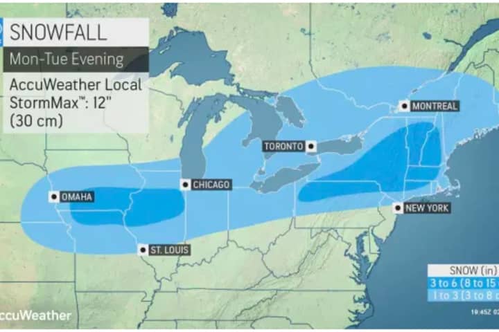 Projected Snowfall Totals Released For New Round Of Snow That Will Sweep Through Region