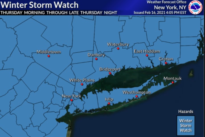 Winter Storm Watch Issued For Region: Here's Latest On What's Coming