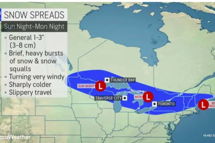 New Storm System Will Sweep Through Region: Here Are Areas Where Snowfall Is Expected