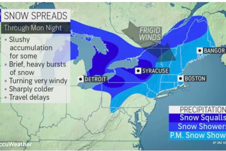 Strong Wind Gusts Could Cause Power Outages As Cold Front Will Bring Chance Of Snow Showers