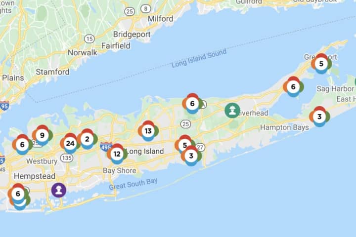 Strong Winds With Damaging Gusts Cause Power Outages On Long Island