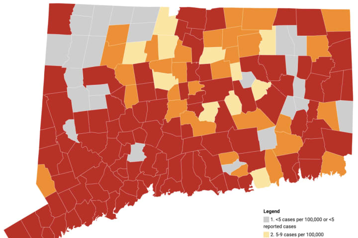 COVID-19: CT Positivity Rate Back Near 3 Percent; Latest Breakdown By County