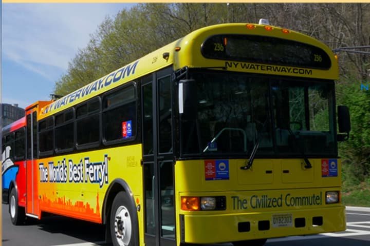 NY Waterway Rolls Out Free Shuttle Bus Services From Edgewater, Fort Lee To Port Imperial