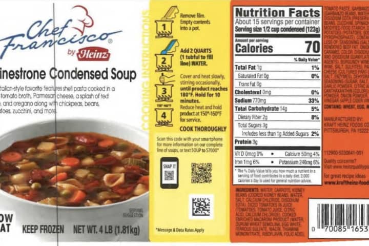Recall Issued For Popular Canned Soup Product