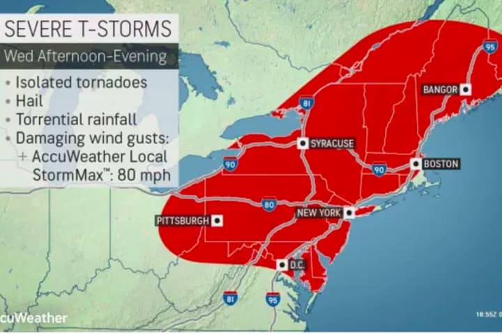 Extreme Heat, Damaging Storms Possible Wednesday In NJ, PA