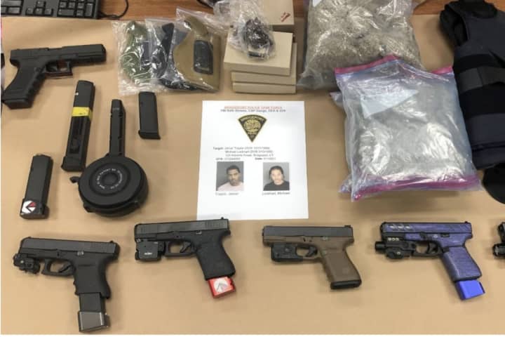 Duo Busted With Large Gun Stash During CT Raid, Police Say