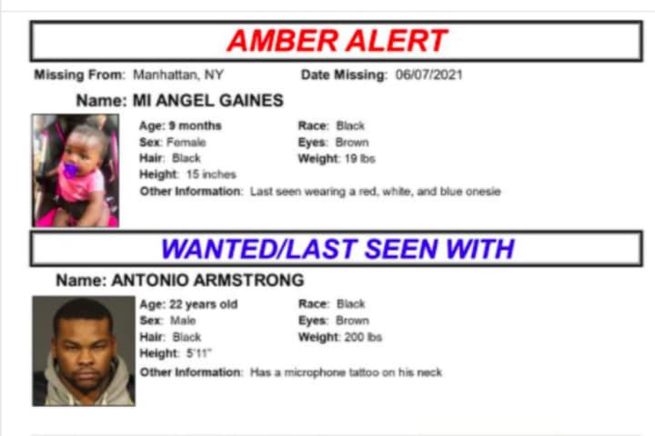 NY Amber Alert Canceled After 9-Month-Old Abducted Girl Returned