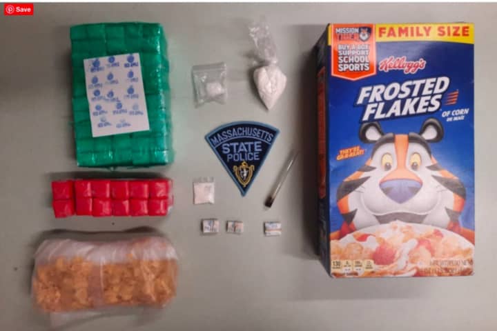 3,100 Bags Of Heroin In Cereal Box Found After Massachusetts Troopers Stop Subaru, Police Say