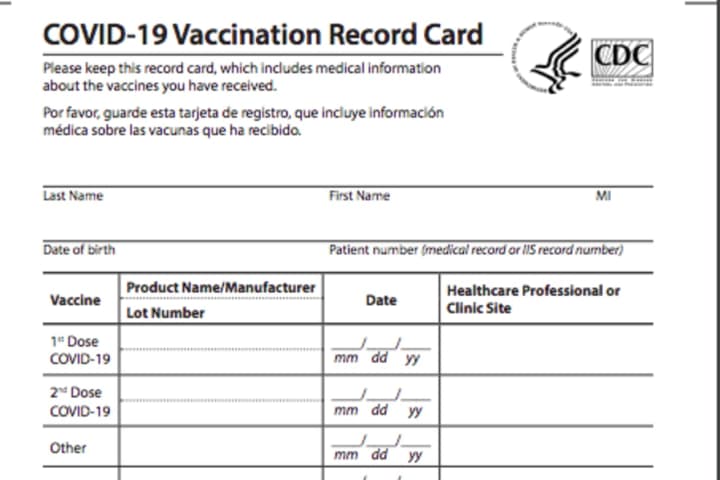 COVID-19: FBI Investigating Reports Of Fake Vaccination Cards