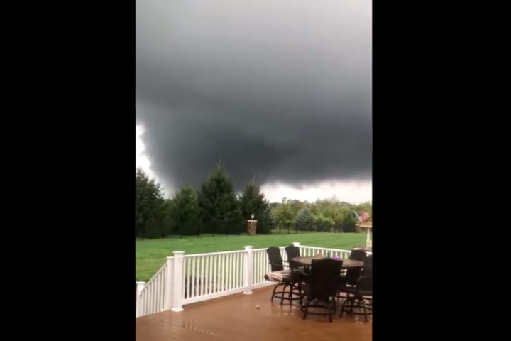 Videos Capture Apparent Tornado Touchdown In New Jersey