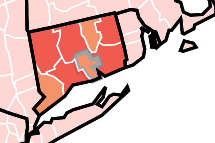 COVID-19: Hartford Among Five CT Counties At High Risk For Spread