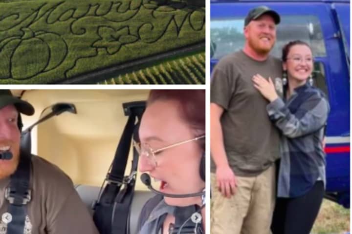 Visit The NJ Corn Maze That Farmer Made For Surprise Helicopter Proposal