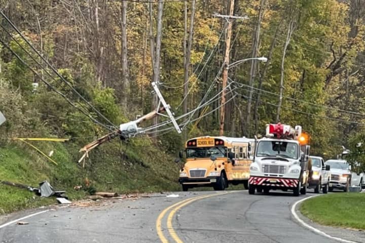 Dump Truck Crash Causes Delays, Power Outages On Route 517
