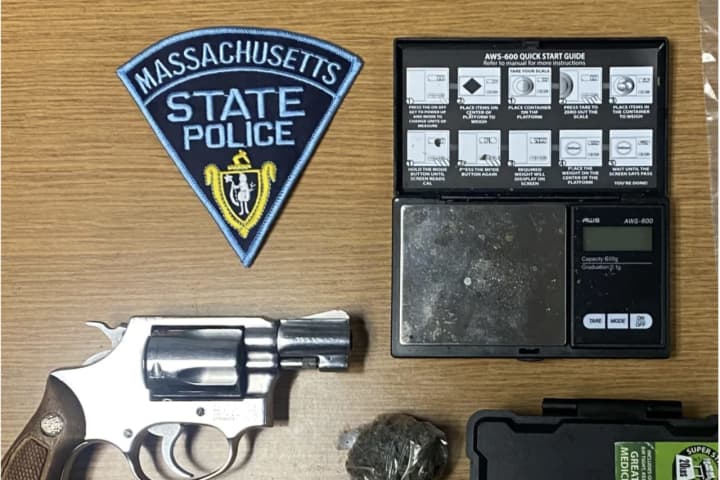 Man Driving Without Headlights On Facing Drug, Weapons Charges, Massachusetts State Police Say