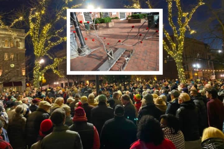 Can't Dim The Light In Lancaster: Hundreds Show Up For Menorah Lighting After Vandalism