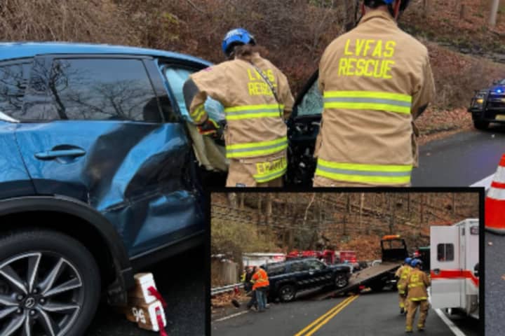 Trapped Victim Rescued In Morris County Crash