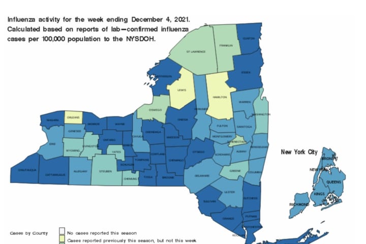 Twindemic? Hudson Valley Flu Cases On Rise: Here Are Most Affected Counties