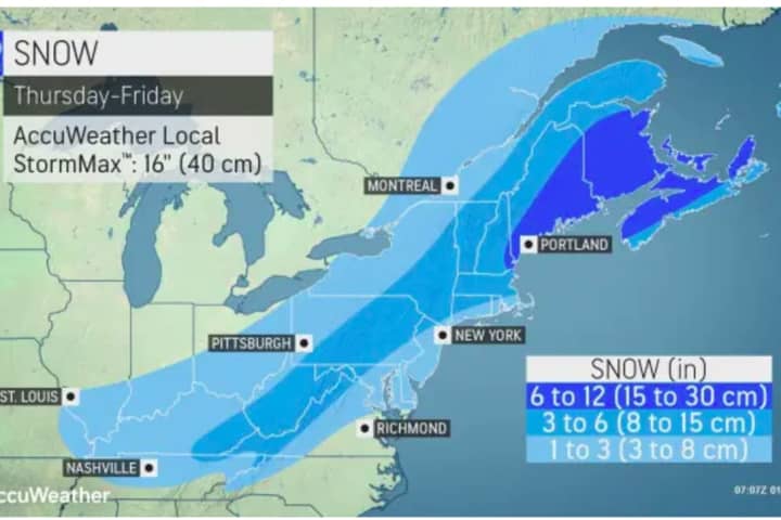 New Winter Storm Could Bring Up To 6 Inches Of Snowfall To Region