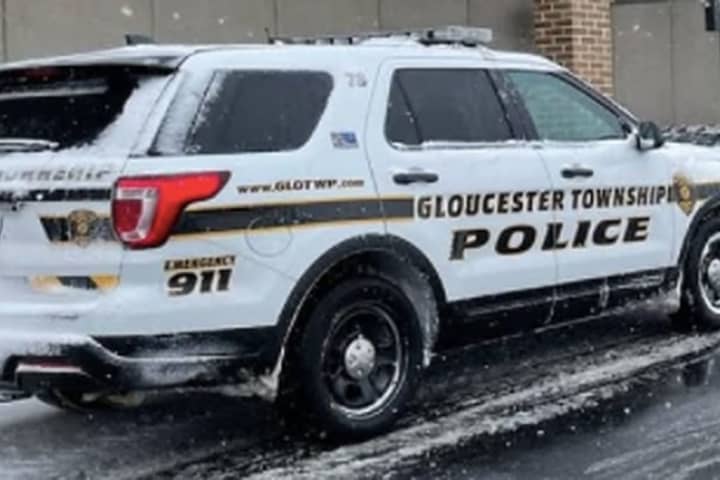 Car Veers Off Route 42 In Gloucester Township